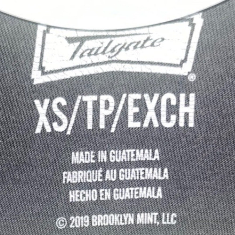 Tailgate Biggie Smalls T-Shirt Notorious BIG Sky's The Limit Acid Wash Gray XS - Picture 2 of 4